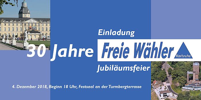 30 Jahre Freie Wähler Karlsruhe