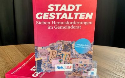 Neues Buch „Stadt gestalten – Sieben Herausforderungen der Kommunalpolitik“ von Marius Meger und Micha Schlittenhardt veröffentlicht