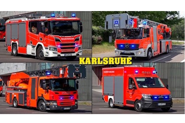 Wir gratulieren: 100 Jahre Berufs- und Freiwillige Feuerwehr Karlsruhe